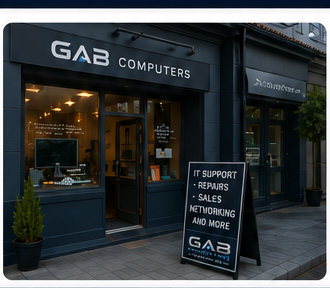 GAB Computers brand presentation